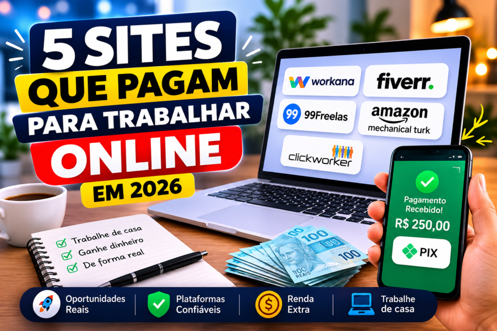 sites que pagam de verdade para trabalhar online