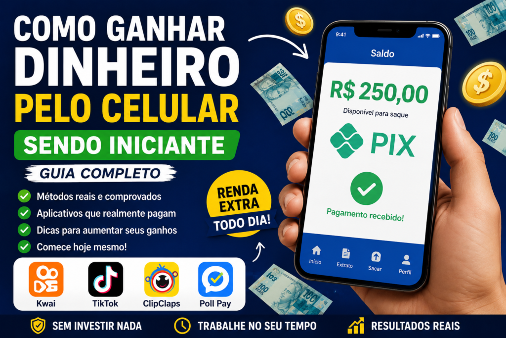 Como ganhar dinheiro pelo celular sendo iniciante (guia completo) 2 como ganhar dinheiro pelo celular sendo iniciante